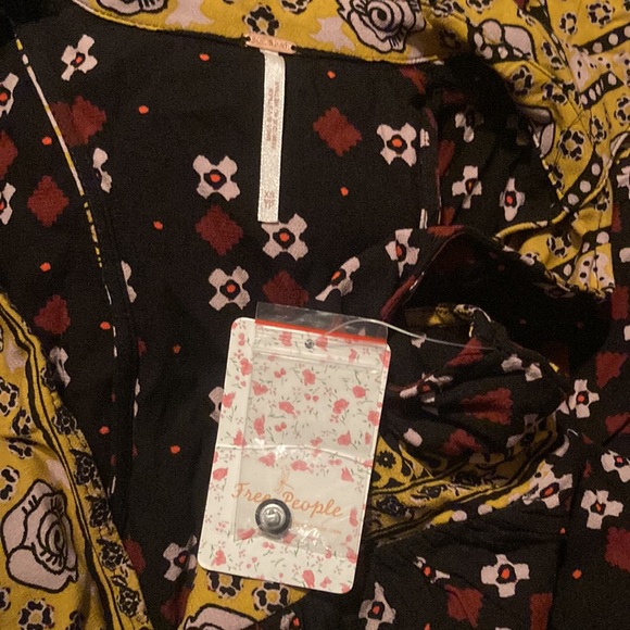 Free People “Charlotte Sleeveless Top” lightweight tunic multicolor| Sz XS|P - Picture 8 of 9